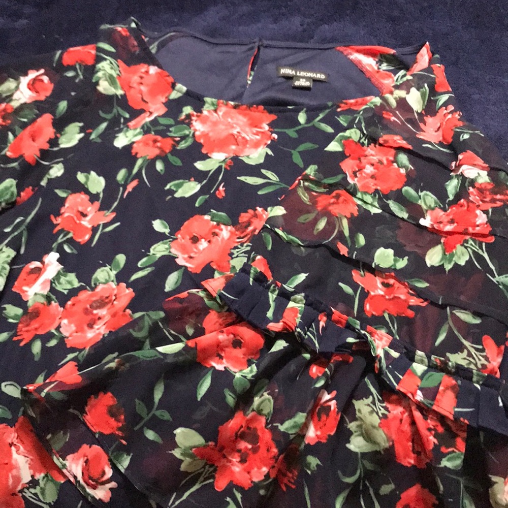 Nina Leonard plus size dress